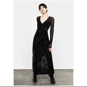 Venom Mesh wrap dress size UK6 🦇